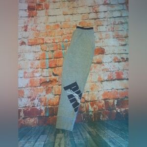 Victoria's Secret Women's Size Medium Gray Joggers with Black Accents